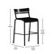 Flash Furniture Black All-Weather Steel Bar Stool XU-CH-10318-B-BK-GG - alternate 6